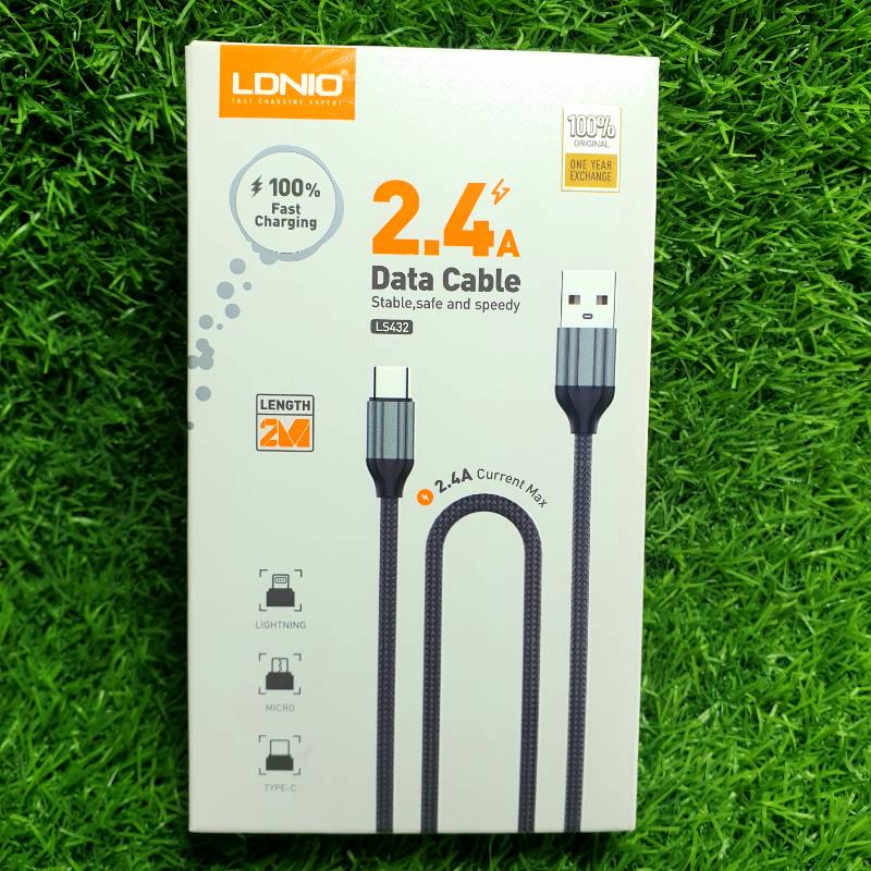 LDNIO Fast Data Cable 2meter 2.4A (LS-432)