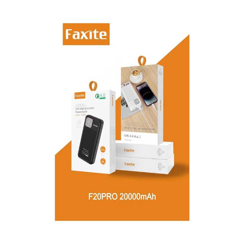 FAXITE 22.5W PD 20,000MAH PB