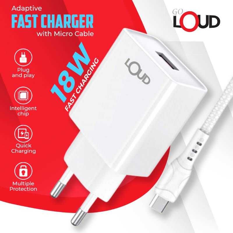 Loud Charger 18w (WC700)