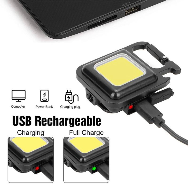 COB Rechargeable Keychain Light