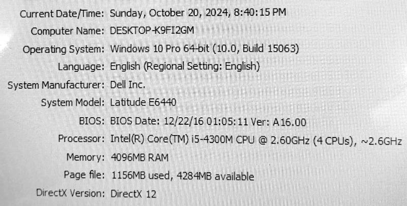 Dell Inc | Core i5 4th Gen