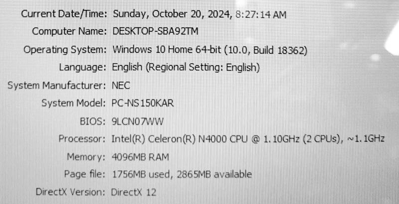 NEC| Celeron 6th Gen