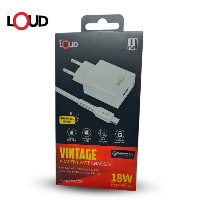 Loud Charger 18w (WC700)