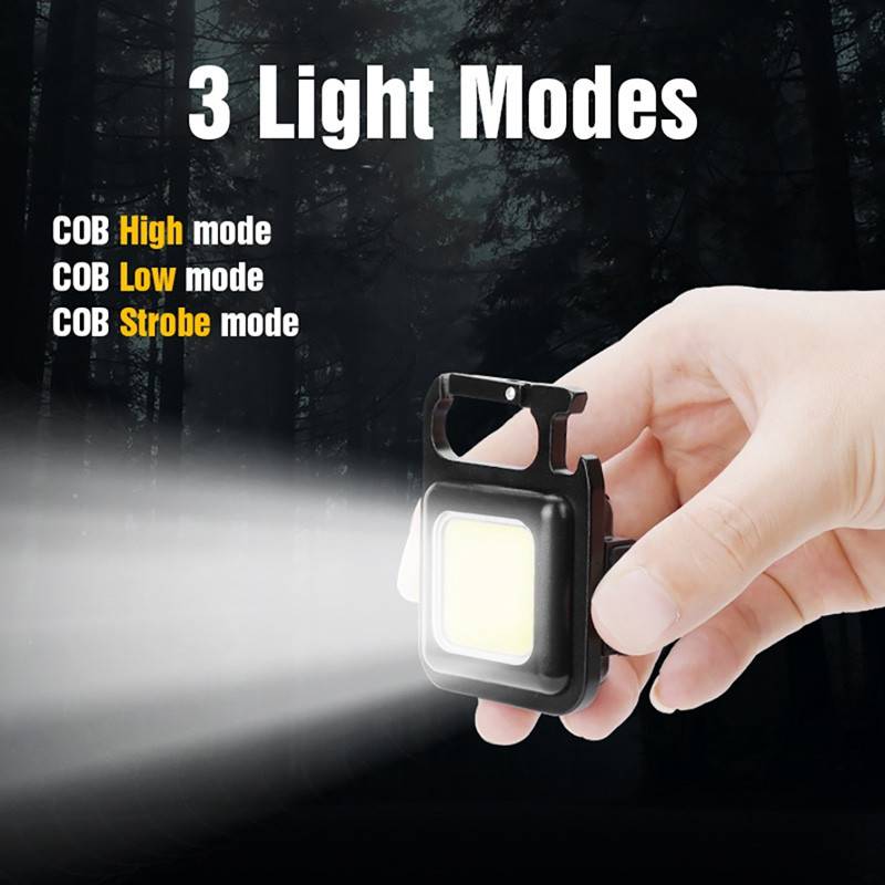 COB Rechargeable Keychain Light ..................................................l