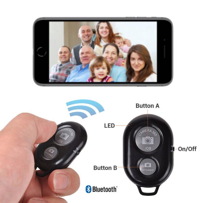 BLUETOOTH SHUTTER CAMERA REMOTE