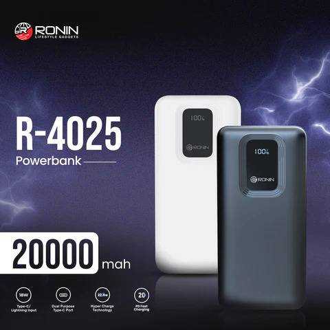 RONIN Power Bank 20,000mah (R-4025)