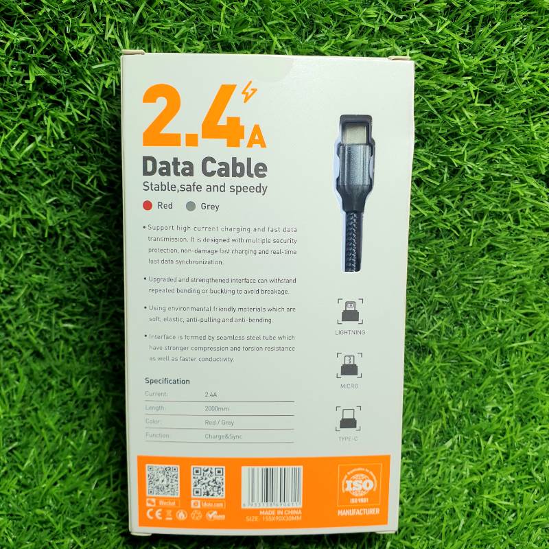 LDNIO Fast Data Cable 2meter 2.4A (LS-432)