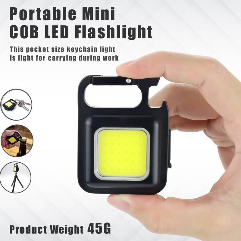 COB Rechargeable Keychain Light ..................................................l