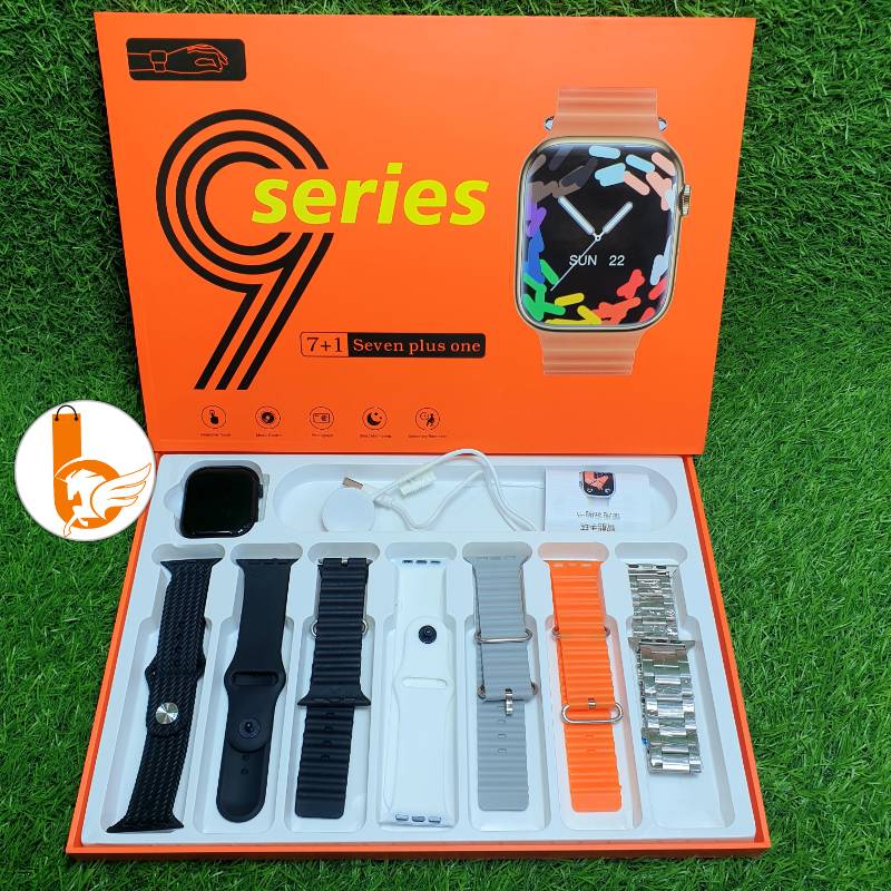 9 Series Smart Watch + 7 Bands