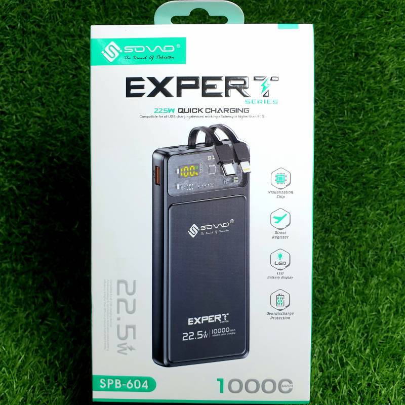 SOVO EXPERT Power Bank 10,000mah (SPB-604)