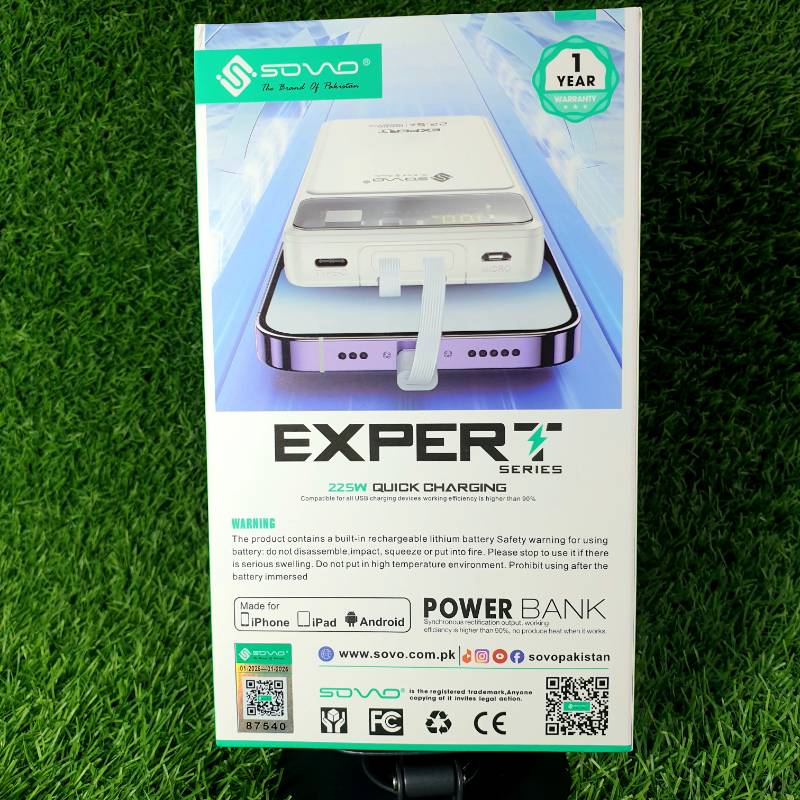 SOVO EXPERT Power Bank 10,000mah (SPB-604)