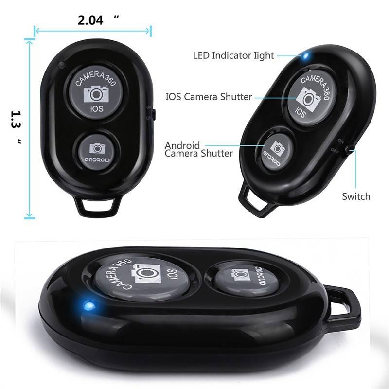 BLUETOOTH SHUTTER CAMERA REMOTE