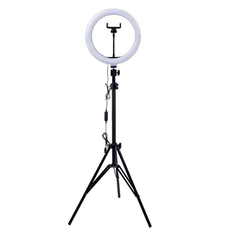 26Cm Selfie Led Ring Light With 7 Ft Tripod Stand _______🆔204