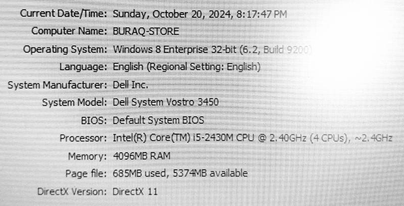 Dell Inc | Core i5 2nd Gen