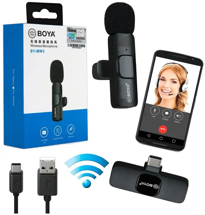 BOYA Single Wireless Microphone (1st Copy)