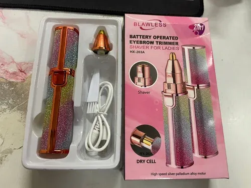 🆔 222 - Blawless 2 in 1 Eyebrow Trimmer  . . . . . . . . . . . . . . . . . . . . . . . . . . . . . . . . . . . . . . . . . . . . . . . . . . . . . . . . . . . . . . . . . . . . . . . . . . . . . . . . 🔴#Tags,(Blawless Eyebrow Trimmer, Rechargeable Ladies Shaver, Facial Hair Remover, Portable Grooming Device, Gentle Precision Trimmer)