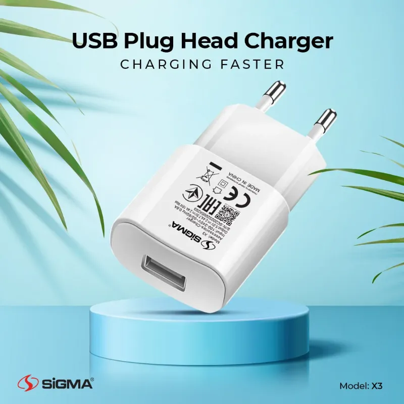 π 856 - SiGMA Mobile Charger, 18w (X3)