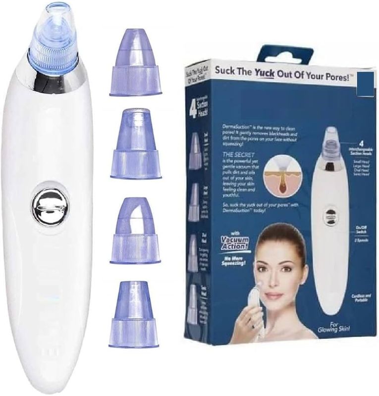 🆔 40 - Derma Suction Blackhead Remover . . . . . . . . . . . . . . . . . . . . . . . . . . . . . . . . . . . . . . . . . . . . . . . . . . . . . . . . . . . . . . . . . . . . . . . . . . . . . . . . 🔴#Tags, (Vacuum Pore Cleaner Device, Electric Blackhead Suction Tool, Deep Facial Cleansing Machine, Skin Tightening Beauty Device, USB Rechargeable Face Care Tool)