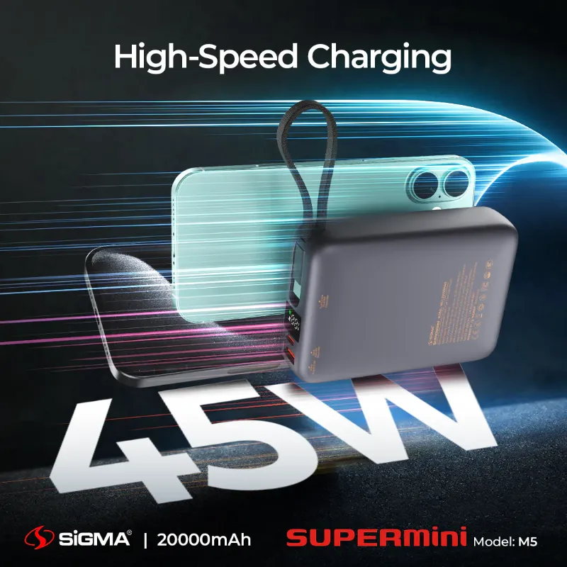 π 824 - SiGMA Mini Power Bank 20,000mAh, 45w (M5)