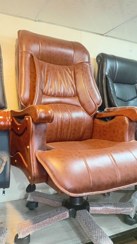 🆔 180 - Luxury Leather Executive Office Chair . . . . . . . . . . . . . . . . . . . . . . . . . . . . . . . . . . . . . . . . . . . . . . . . . . . . . . . . . . . . . . . . . . . . . . . . . . . . . . . . 🔴#Tags,(Executive Office Chair, Brown Leather Boss Chair, High Back Swivel Seat, Ergonomic Wooden Armrest Chair, Premium Director Desk Chair)