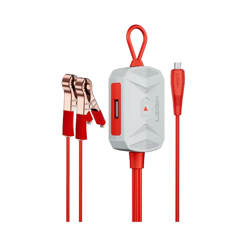 🆔 594 - LOGIN Clip Charger Micro, 2.4A (L-500)