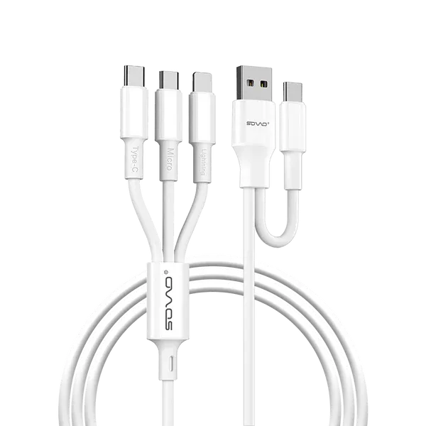 🆔 670 - SOVO 3 in 2 Cable 3.0A (SC-501)