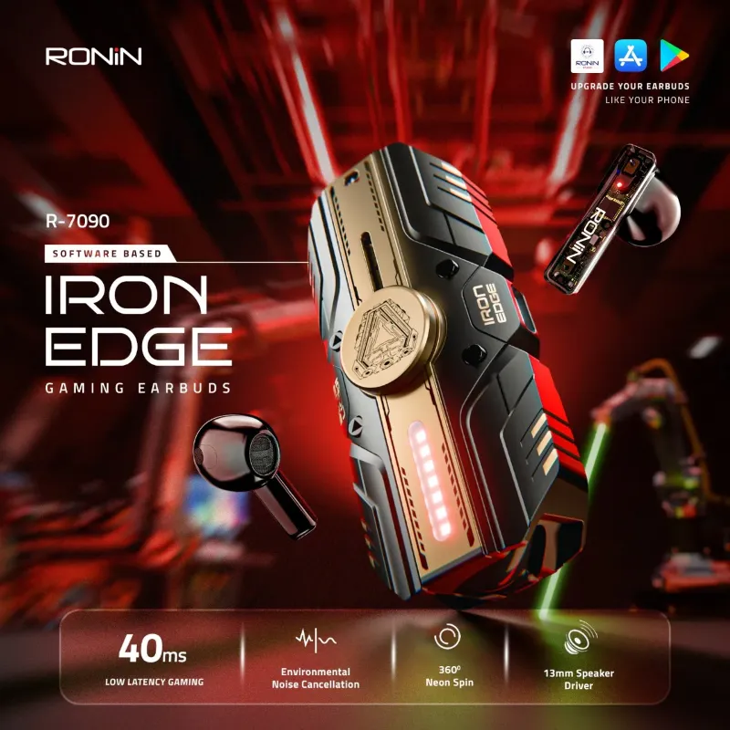 🆔 471 - RONIN - IRON EDGE - GAMING Earbuds (R-7090) . . . . . . . . . . . . . . . . . . . . . . . . . . . . . . . . . . . . . . . . . . . . . . . . . . . . . . . . . . . . . . . . . . . . . . . . . . . . . . . . 🔴#Tags, (Gaming)