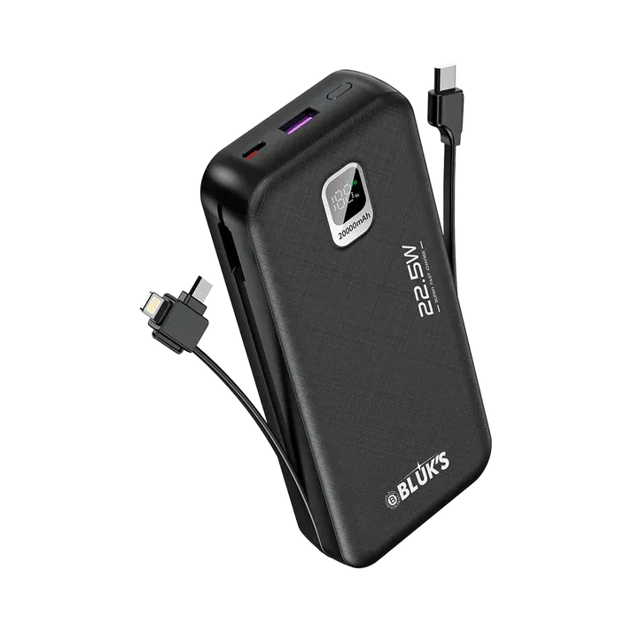 🆔 771 - BLUK's SwiftCharge Power Bank 20,000mAh 22.5w (BX-307)