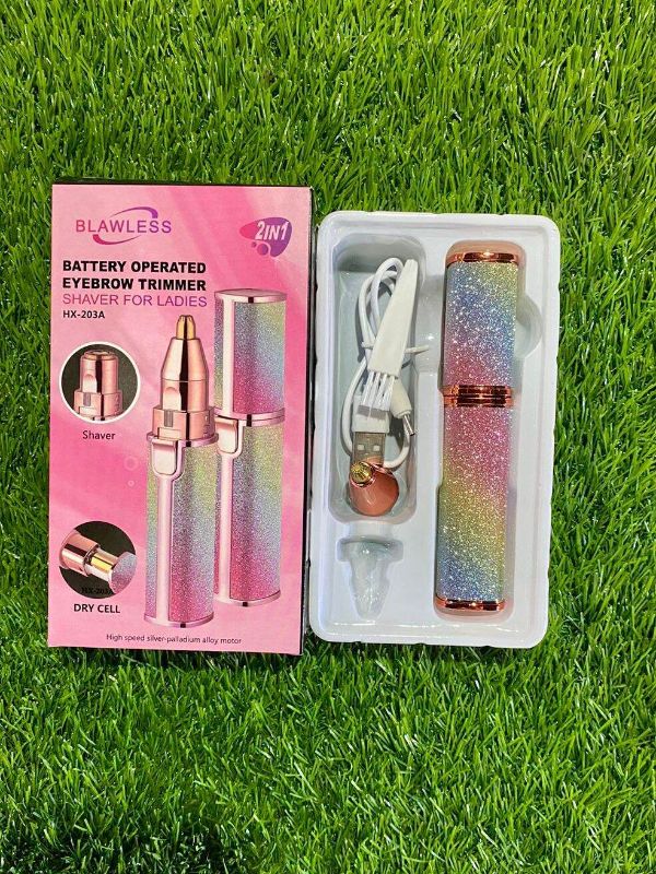 🆔 222 - Blawless 2 in 1 Eyebrow Trimmer  . . . . . . . . . . . . . . . . . . . . . . . . . . . . . . . . . . . . . . . . . . . . . . . . . . . . . . . . . . . . . . . . . . . . . . . . . . . . . . . . 🔴#Tags,(Blawless Eyebrow Trimmer, Rechargeable Ladies Shaver, Facial Hair Remover, Portable Grooming Device, Gentle Precision Trimmer)