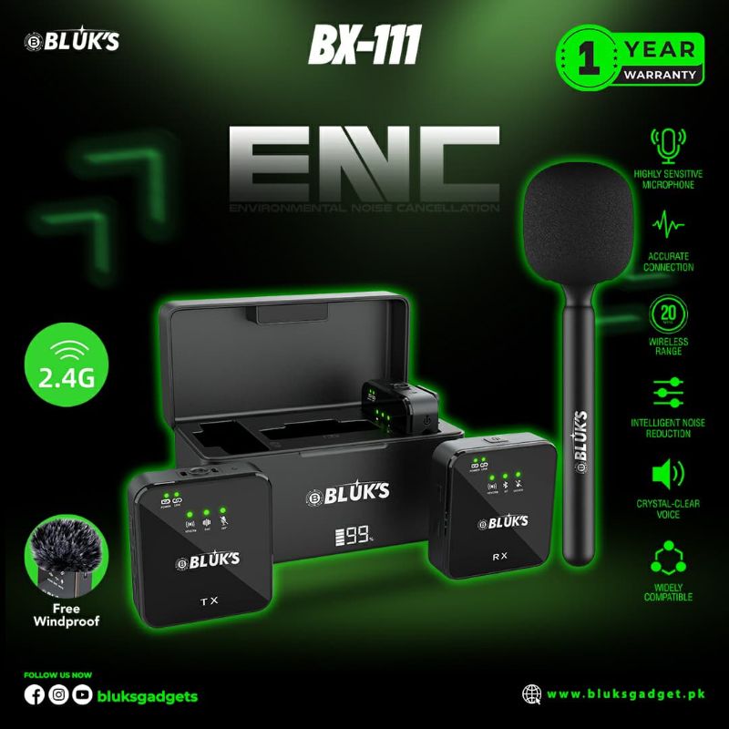 π 761 - BLUK's Double Mic with Handheld Stick (BX-111) . . . . . . . . . . . . . . . . . . . . . . . . . . . . . . . . . . . . . . . . . . . . . . . . . . . . . . . . . . . . . . . . . . . . . . . . . . . . . . . . π΄#Tags, (Vlogging, Media, Studio, recording)