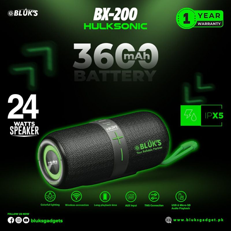🆔 750 - BLUK's Speaker (BX-200)