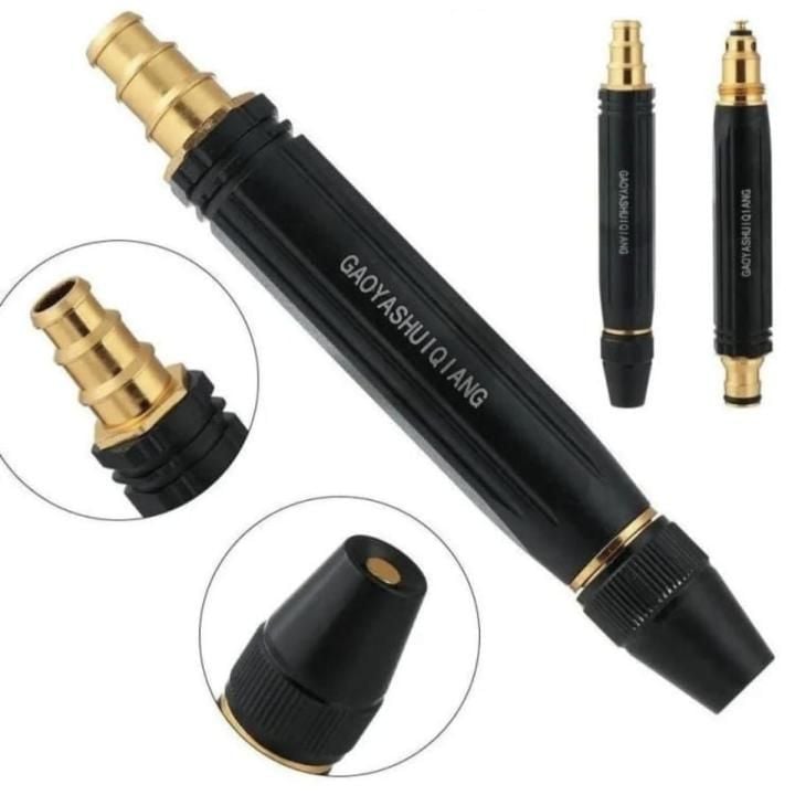 🆔 389 - Water Pressure Nozzle Black Gold ABS Plastic Body . . . . . . . . . . . . . . . . . . . . . . . . . . . . . . . . . . . . . . . . . . . . . . . . . . . . . . . . . . . . . . . . . . . . . . . . . . . . . . . . 🔴#Tags,(Water Pressure Nozzle, Black Gold ABS Nozzle, Three Spray Modes, Garden And Car Wash)