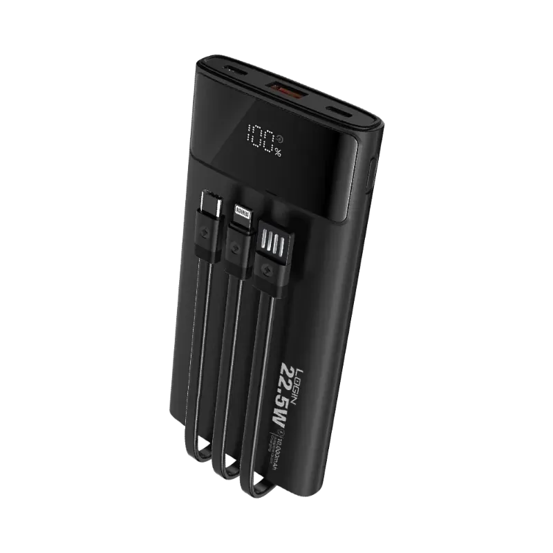 🆔 604 - LOGIN Power Bank 10,000mah 22.5W (L-703)