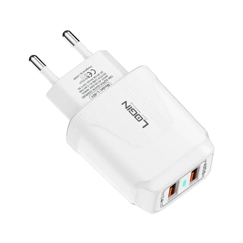 🆔 890 - LOGIN Mobile Charger Micro 2.4A (L-401)