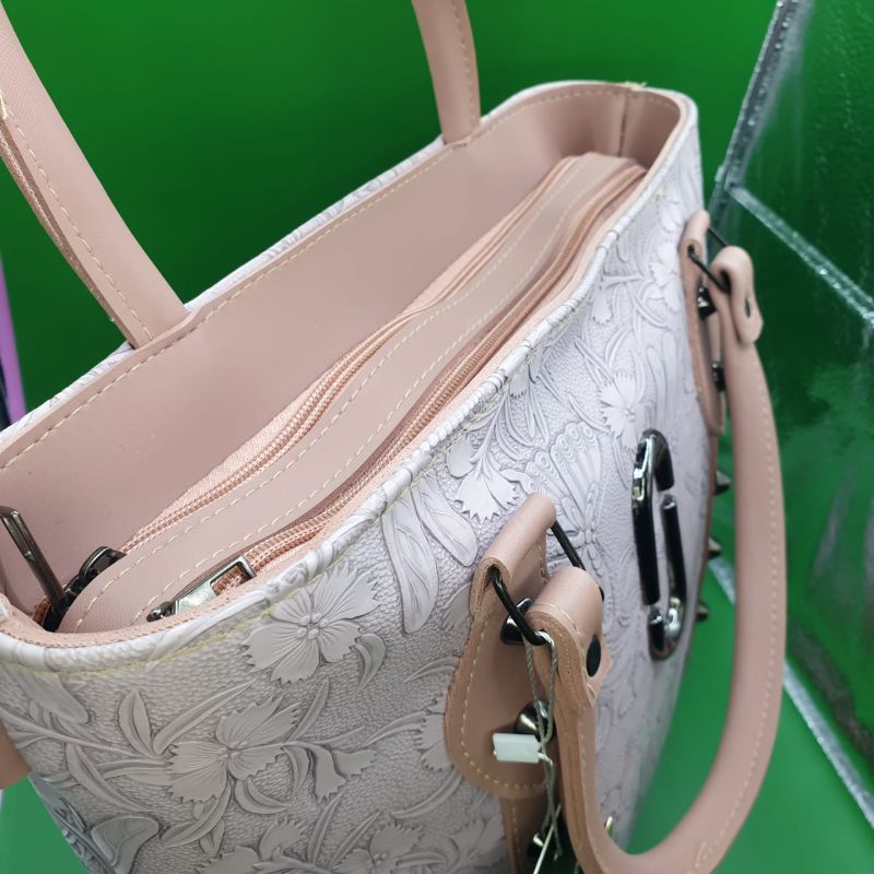 🆔 84 - Floral Embossed Handbag Set with Matching Pouch . . . . . . . . . . . . . . . . . . . . . . . . . . . . . . . . . . . . . . . . . . . . . . . . . . . . . . . . . . . . . . . . . . . . . . . . . . . . . . . . 🔴#Tags, (crossbody,Fashion purse, ladies handbag)