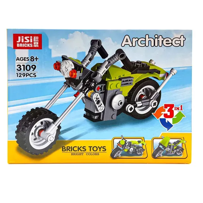 🆔 39 - 3-in-1 Architect Highway Cruiser Building Block Toy Set (Model-3109) . . . . . . . . . . . . . . . . . . . . . . . . . . . . . . . . . . . . . . . . . . . . . . . . . . . . . . . . . . . . . . . . . . . . . . . . . . . . . . . . 🔴#Tags, (Creative Highway Cruiser Block Kit, Educational DIY Construction Set, Kids Motor Skills Development Toy, ABS Plastic Assembly Blocks, Multicolor 3-in-1 Building Model)