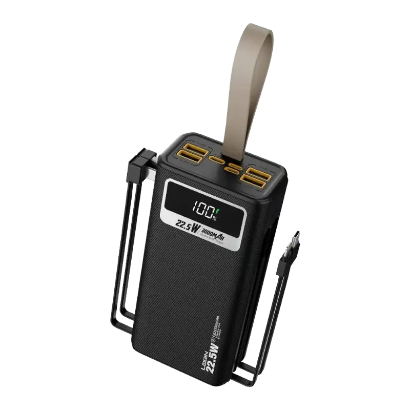 🆔 599 - LOGIN Power Bank 30,000mah 22.5W (L-710)