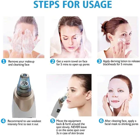 🆔 44 - 5 in 1 Electric Blackhead Remover Vacuum Suction Device . . . . . . . . . . . . . . . . . . . . . . . . . . . . . . . . . . . . . . . . . . . . . . . . . . . . . . . . . . . . . . . . . . . . . . . . . . . . . . . . 🔴#Tags, (Facial Pore Vacuum Cleaner, Acne Oil Removal Beauty Tool, USB Rechargeable Skin Care Device, Adjustable Suction Face Cleaner, Blackhead Extraction Machine)