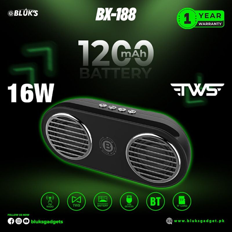 🆔 744 - BLUK's Speaker (BX-188)