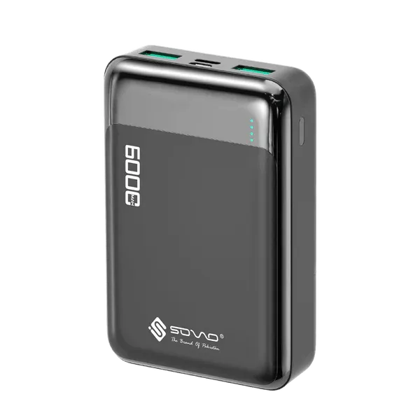 🆔 644 - SOVO ULTRON Power Bank 6000mah 2.4A (SPB-692)