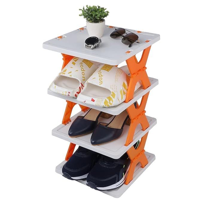 🆔 013 - 4-Layer Stackable Space-Saving Shoe Rack – Foldable Slim Entryway Organizer  . . . . . . . . . . . . . . . . . . . . . . . . . . . . . . . . . . . . . . . . . . . . . . . . . . . . . . . . . . . . . . . . . . . . . . . . . . . . . . . . 🔴#Tags: (SpaceSaving ShoeShelf, Foldable Entryway Organizer, Narrow Footwear Storage, MultiLayer ShoeStand, Home Closet Arrangement)
