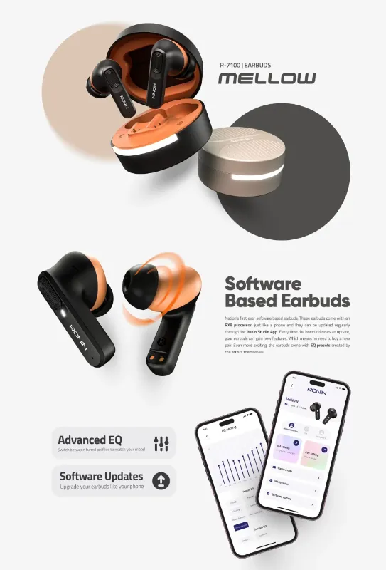 🆔 510 - RONIN Mellow Wireless Earbuds (R-7100) . . . . . . . . . . . . . . . . . . . . . . . . . . . . . . . . . . . . . . . . . . . . . . . . . . . . . . . . . . . . . . . . . . . . . . . . . . . . . . . . 🔴#Tags, (gaming)