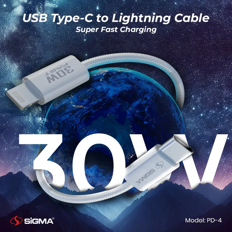 π 858 - SiGMA IOS Cable, 30w (PD-4)
