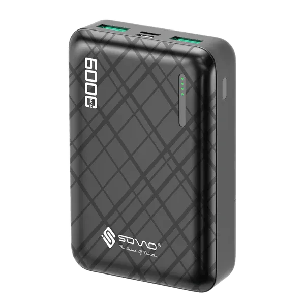 🆔 634 - SOVO CROSS Power Bank 6000mah 2.4A (SPB-695)