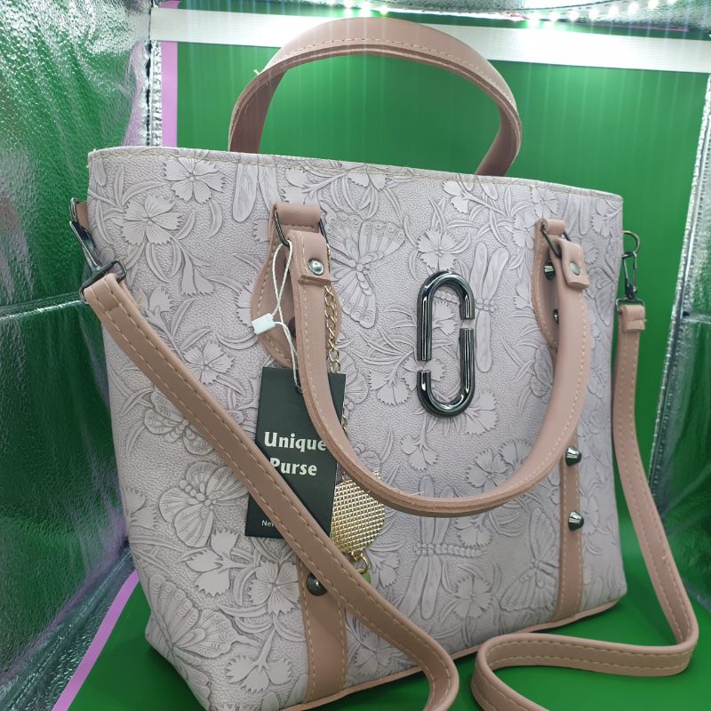 🆔 84 - Floral Embossed Handbag Set with Matching Pouch . . . . . . . . . . . . . . . . . . . . . . . . . . . . . . . . . . . . . . . . . . . . . . . . . . . . . . . . . . . . . . . . . . . . . . . . . . . . . . . . 🔴#Tags, (crossbody,Fashion purse, ladies handbag)
