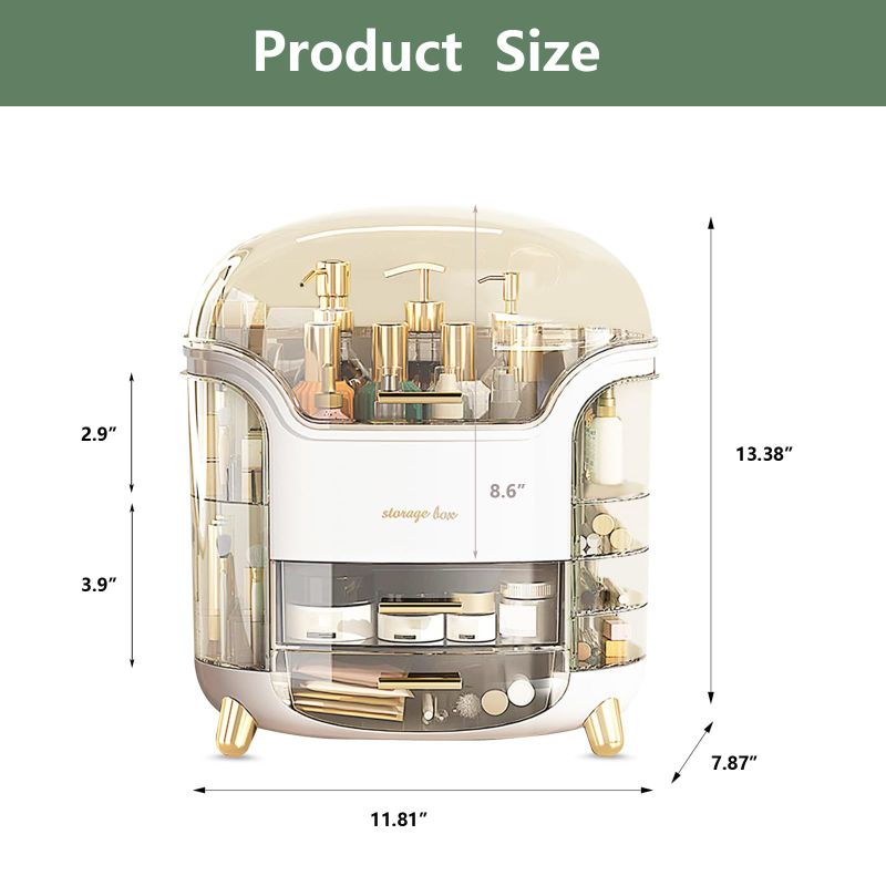 🆔 251 - Reoand 2-Tier Transparent Makeup and Skincare Organizer . . . . . . . . . . . . . . . . . . . . . . . . . . . . . . . . . . . . . . . . . . . . . . . . . . . . . . . . . . . . . . . . . . . . . . . . . . . . . . . . 🔴#Tags,(Makeup Vanity Organizer, 2 Tier Skincare Storage, Clear Bathroom Rack, Perfume Display Stand, Countertop Organizer Tray)