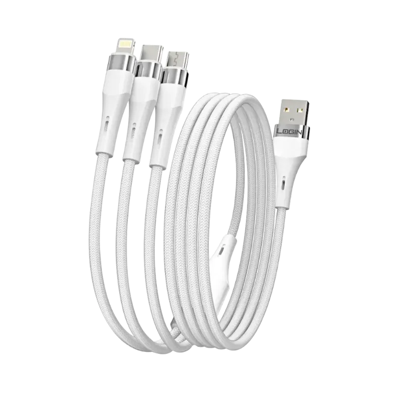 🆔 579 - LOGIN Data Cable 3 IN 1 2.4A (L-909)