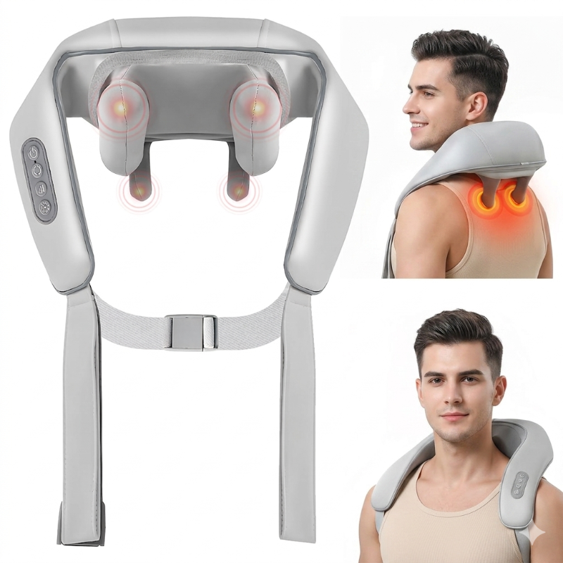 🆔 169 - Smart Shoulder & Neck Massager with Heat . . . . . . . . . . . . . . . . . . . . . . . . . . . . . . . . . . . . . . . . . . . . . . . . . . . . . . . . . . . . . . . . . . . . . . . . . . . . . . . . 🔴#Electric Neck Massager, #Pain Relief, ,#Heat Therapy