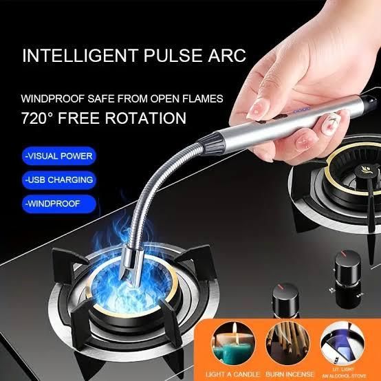 🆔 34 - Electric Arc USB Rechargeable Flameless Flexible Lighter . . . . . . . . . . . . . . . . . . . . . . . . . . . . . . . . . . . . . . . . . . . . . . . . . . . . . . . . . . . . . . . . . . . . . . . . . . . . . . . . 🔴#Tags, (USB Arc Flameless Lighter, Windproof Flexible Igniter, Rechargeable Kitchen Lighter, 360° Rotation Candle Lighter, Camping Hiking Fire Starter)