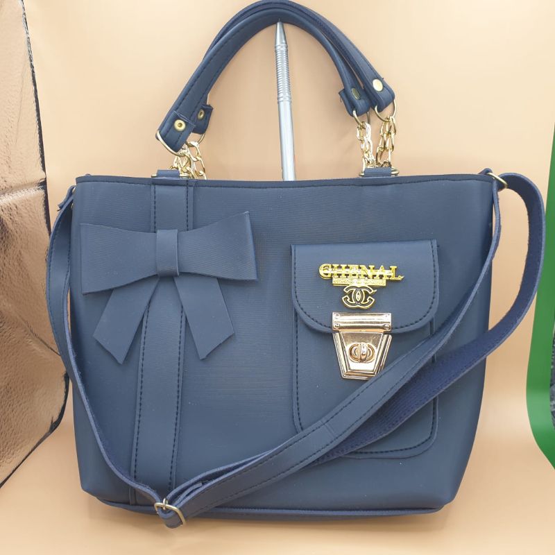 🆔 85 - Chenal Classic Navy Blue Bow Handbag . . . . . . . . . . . . . . . . . . . . . . . . . . . . . . . . . . . . . . . . . . . . . . . . . . . . . . . . . . . . . . . . . . . . . . . . . . . . . . . . 🔴#Tags, (crossbody,Fashion purse, ladies handbag)